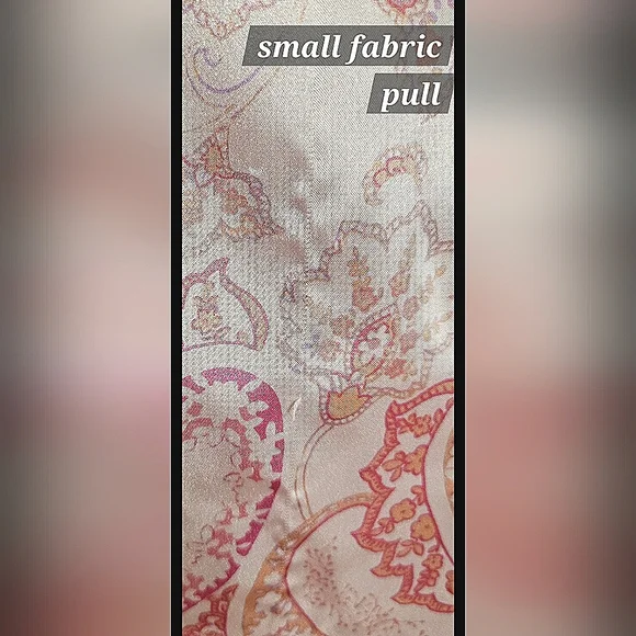 Valerie Stevens Intimates Pink Paisley Floral  Pajama Set Size XL - Picture 13 of 13